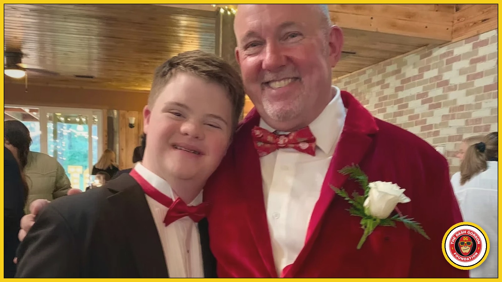 Guests at a Dash Gordon Foundation formal event celebrating the special needs community